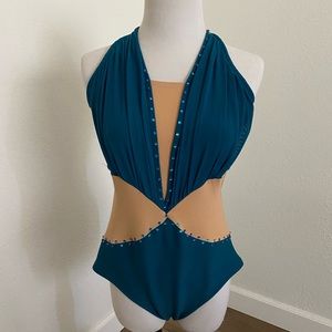 Dance competition leotard